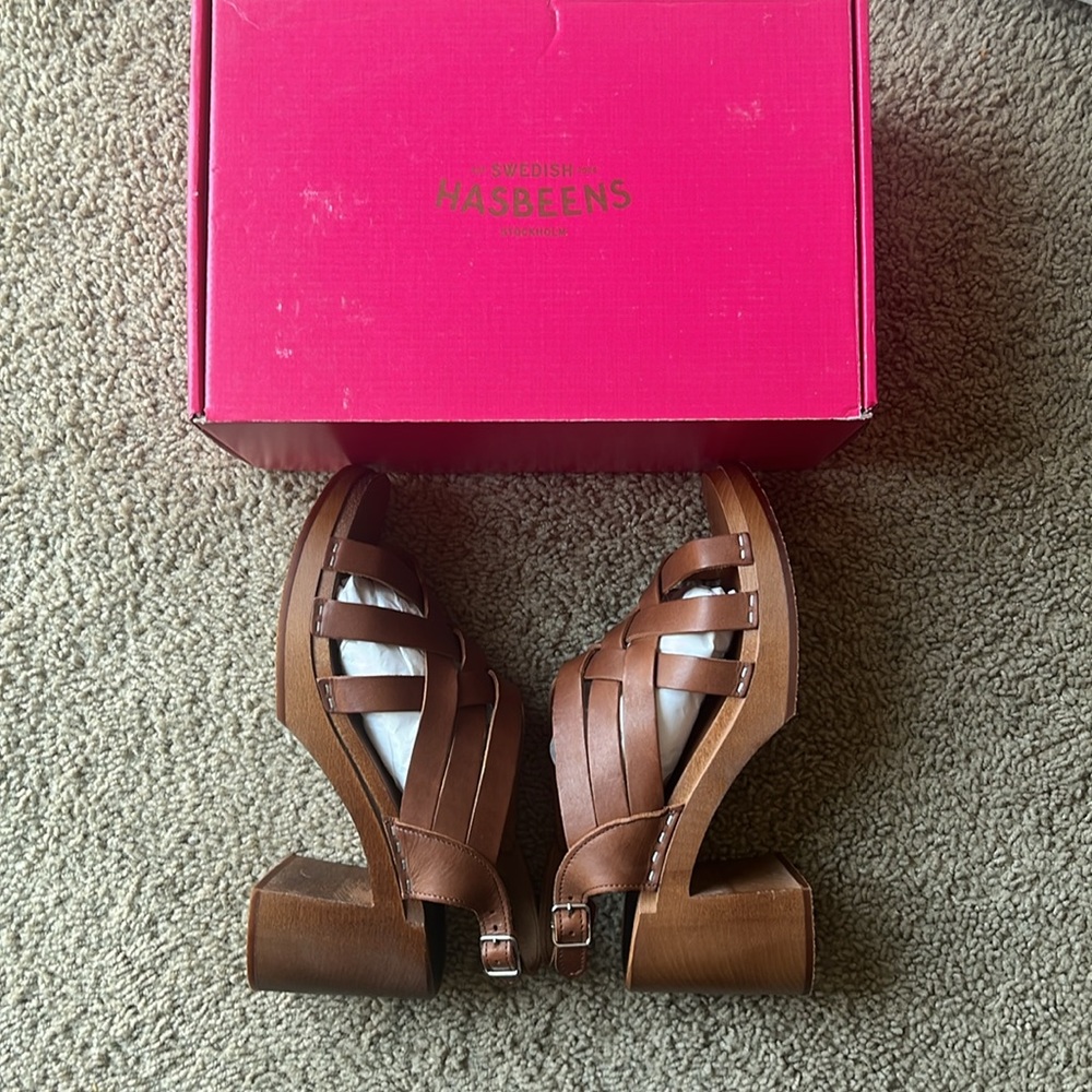 Swedish Hasbeens Vivi Sandals Size 9 (EU 40) - Picture 7 of 10